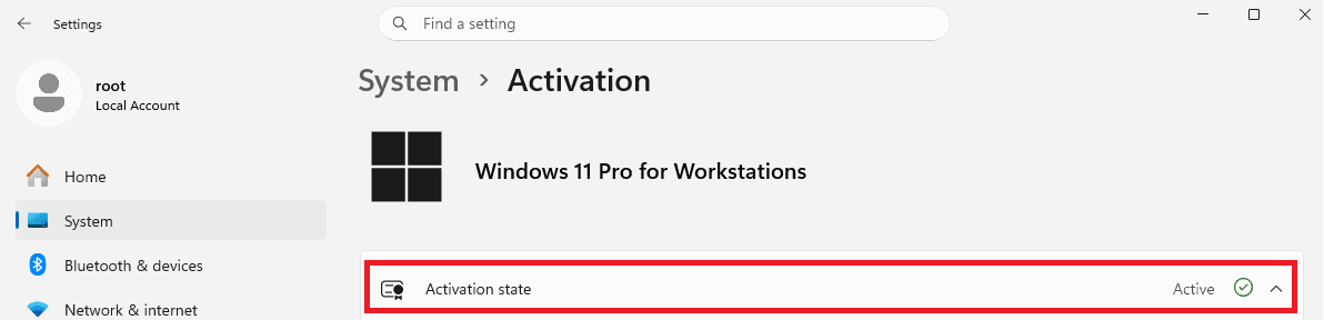 Windows 11 activated